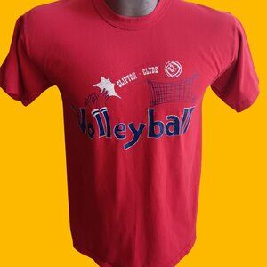 Vintage Medium Single stitch T-shirt 1980's Mens Tee TEXAS VOLLEYBALL RUSSELL